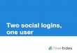 PeerIndex - social login user experience design