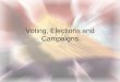 Voting elections and campaigns
