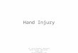 Hand injury 2 by Dr. Sunil Keswani, National Burns Centre, Airoli