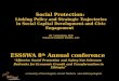 Social protection linking policy and strategic trajectories social capital development and civic fulfillment