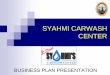 Business plan   syahmi carwash center