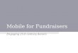 Mobile Fundraising for Non-Profits