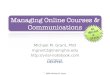 Online Course And Communication Management