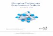 Managing Technology Development Projects