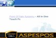 All in one touch pc point of slaes system