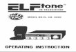 Elftone ELCB6000 CB radio user instruction manual