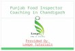 Food Inspector Recruitment Coaching
