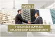 Week6 Supplier Management