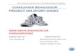 Consumer Behavior Project on Sport Shoes