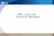 Pmi And The Project Manager