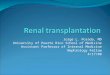 Renal Transplantation   Dr. Jorge L. Posada