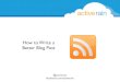 How to Write a Better Blog Post on ActiveRain