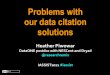 IASSIST 2011 presentation:  Problems with our Data Citation Solution