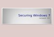 IT109 Microsoft Windows 7 Operating Systems Unit 07 lesson 10