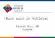 Back Pain in Athletes