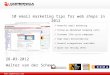 10 email marketing tips for web shops in 2012