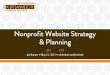 Website Strategy and Planning for Non-Profits