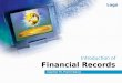 Introduction of Financial Records