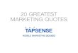 20 Greatest Marketing Quotes