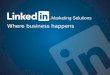 LinkedIn Marketing Solutions 2013
