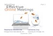 Hosting Effective Online Meetings, Part 1