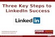 LinkedIn In Three EASY Steps