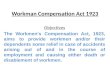 Workman compensation act