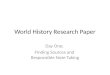 World History Research Intro
