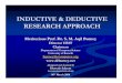 Inductive & Deductive Research Approach 06032008