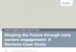 AGR CONFERENCE 2013 Shaping the future through early careers engagement  a siemens case study