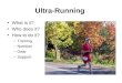 Ultra Running