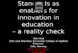 Standards as enablers for innovation in education - a reality check