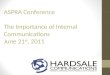 Hardsale/ASPRA presentation