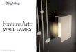 Fontana Arte Wall Lamps