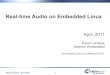Audio in linux embedded