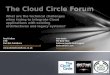 Cloud Circle Talk - Enterprise Architecture, Cloud Computing and Integrations