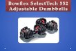 Bowflex SelectTech 552 Adjustable Dumbbells