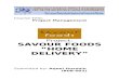Project on savor food Pakistan home delivery report
