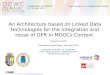 An Architecture based on Linked Data technologies for the Integration of OER in MOOCs Context