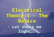 Lesson 15 - Electrical Theory.ppt