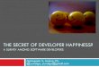 The secrets of developer happiness - Yuval Goldstein @ alphageeks 5
