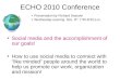Echo presentation social media dec 2010