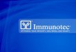 Immunotec Compensation Plan - English