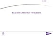 Business review templates