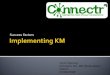 Implementing KM - Success Factors