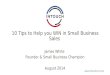 10 Tips to Help You Win in Small Business Sales