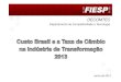 Custo Brasil e Taxa de Câmbio na Indústria de Transformação 2013