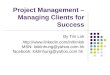 Project Management – Managing Clients for Success
