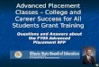 Advanced Placement Classes – College and Career Success for All 