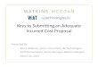 Keys to Submitting an Adequate Incurred Cost Proposal